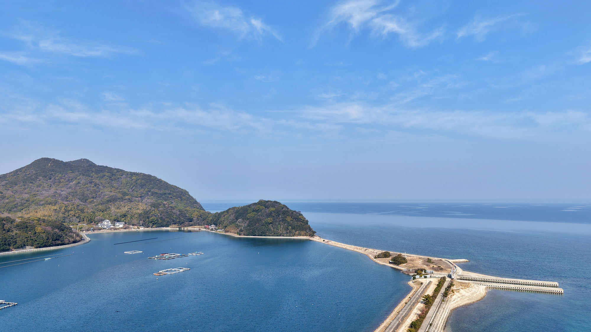 安戸池と瀬戸内に浮かぶ宿