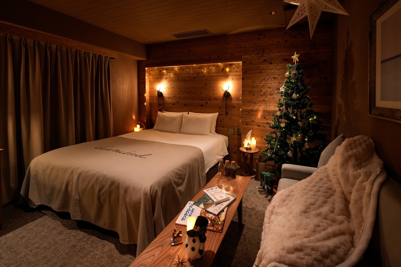【クリスマスデコレーションルーム】大切な人と叶える心温かな北欧風非日常ステイ〈朝食付き〉