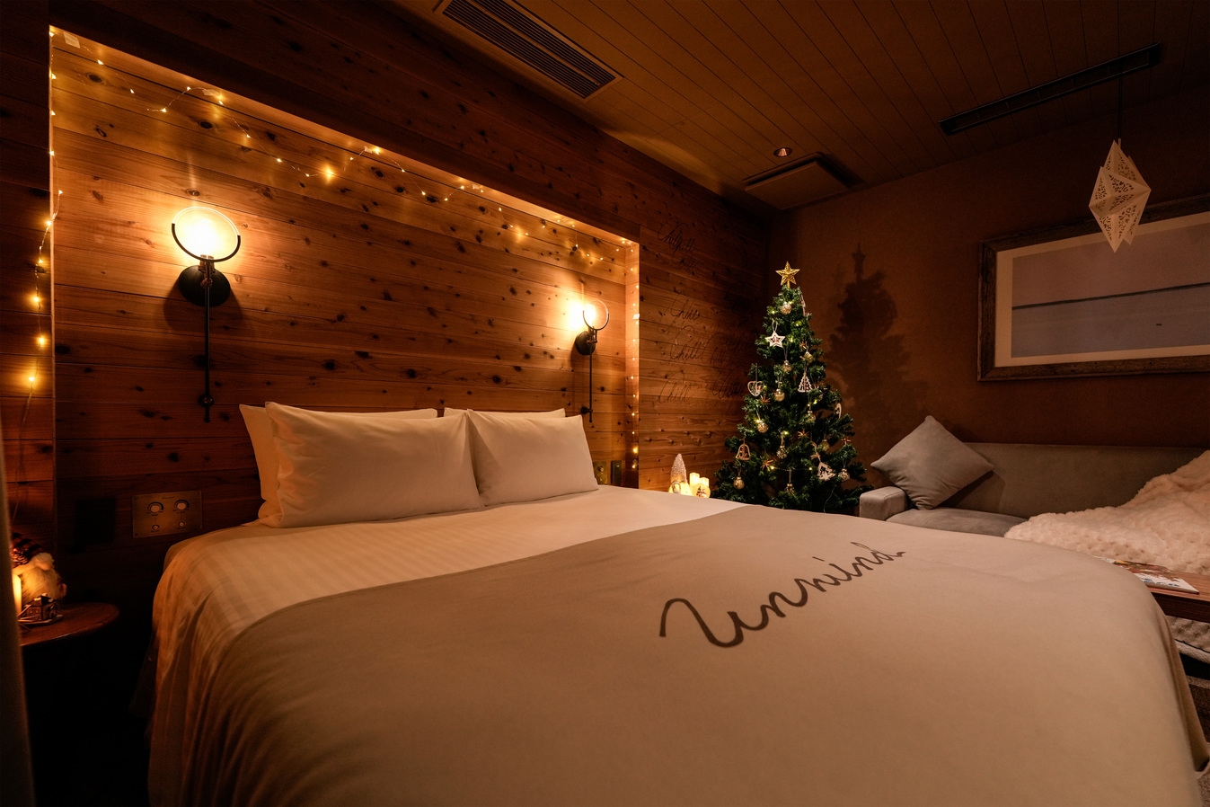 【クリスマスデコレーションルーム】大切な人と叶える心温かな北欧風非日常ステイ〈朝食付き〉