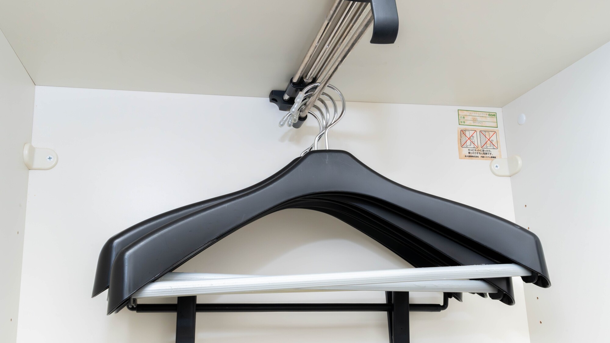 衣類収納に便利なクローゼット