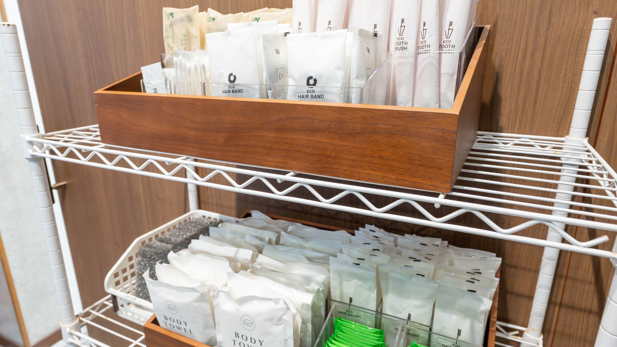 充実のアメニティバーが快適な滞在をサポート