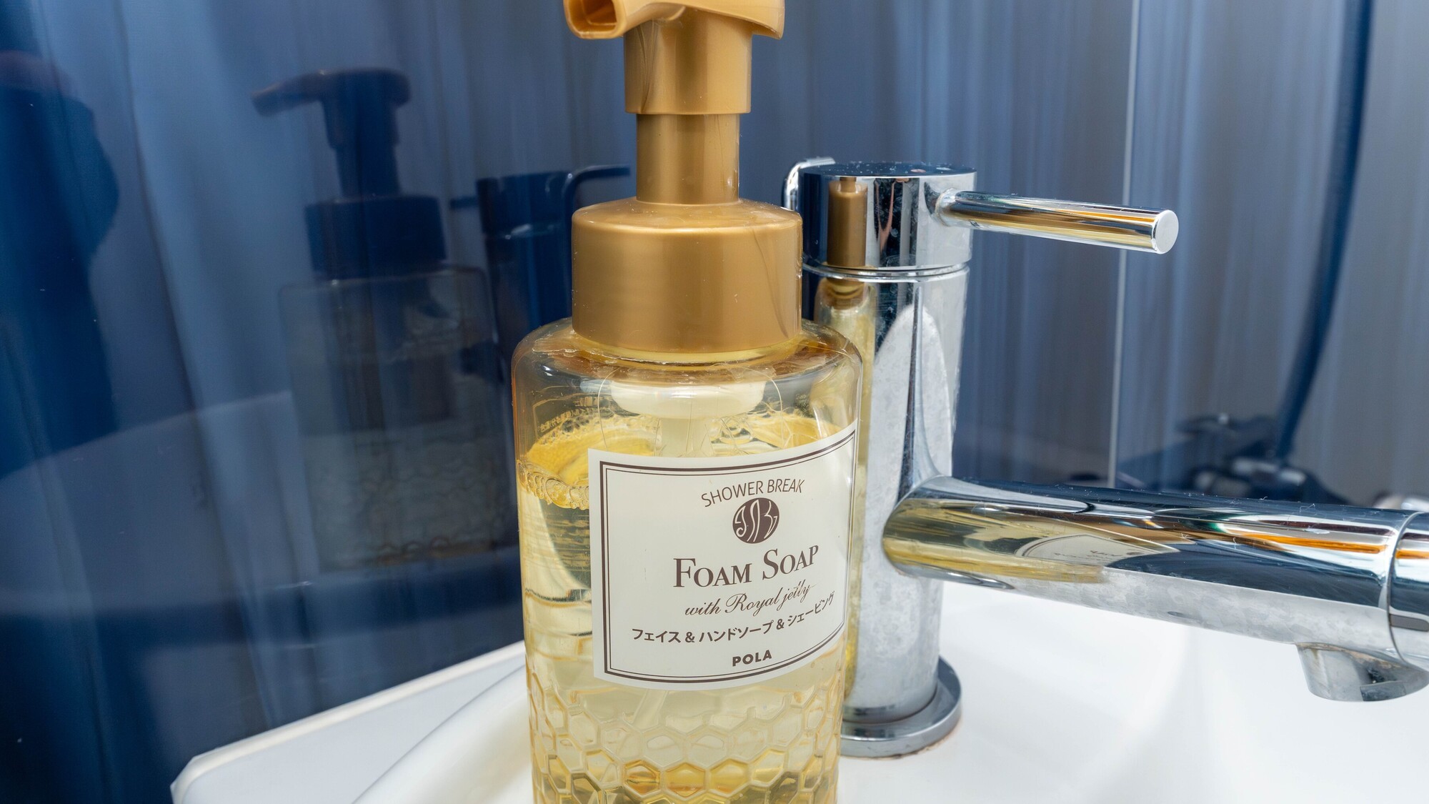 きめ細かな泡でやさしく洗い上げるPOLAのソープ