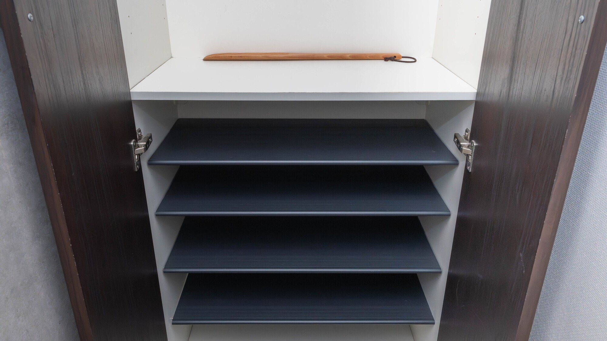 収納力抜群のシューズラック