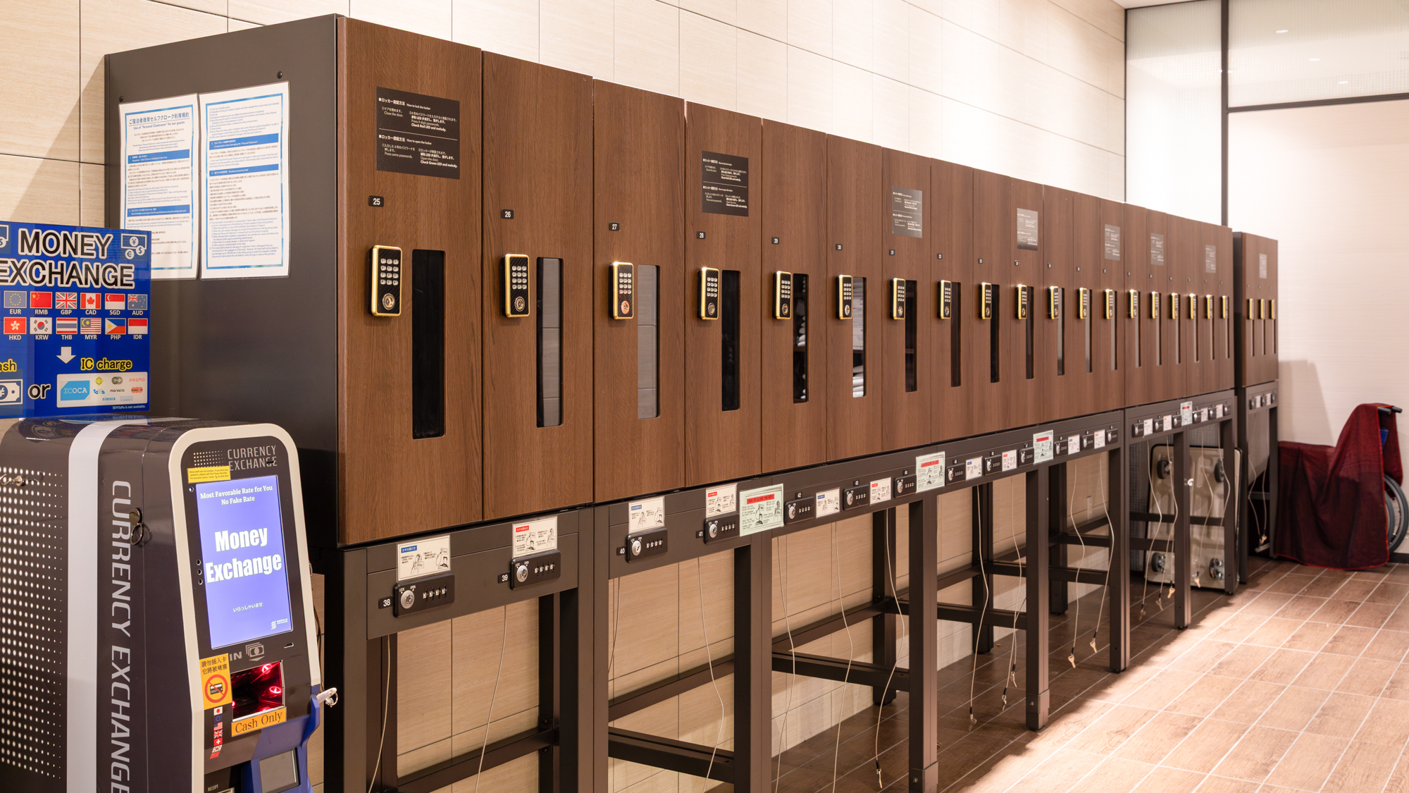 【セルフクローク】チェックイン前・チェックアウト後のどちらでも無料でご利用いただけます。