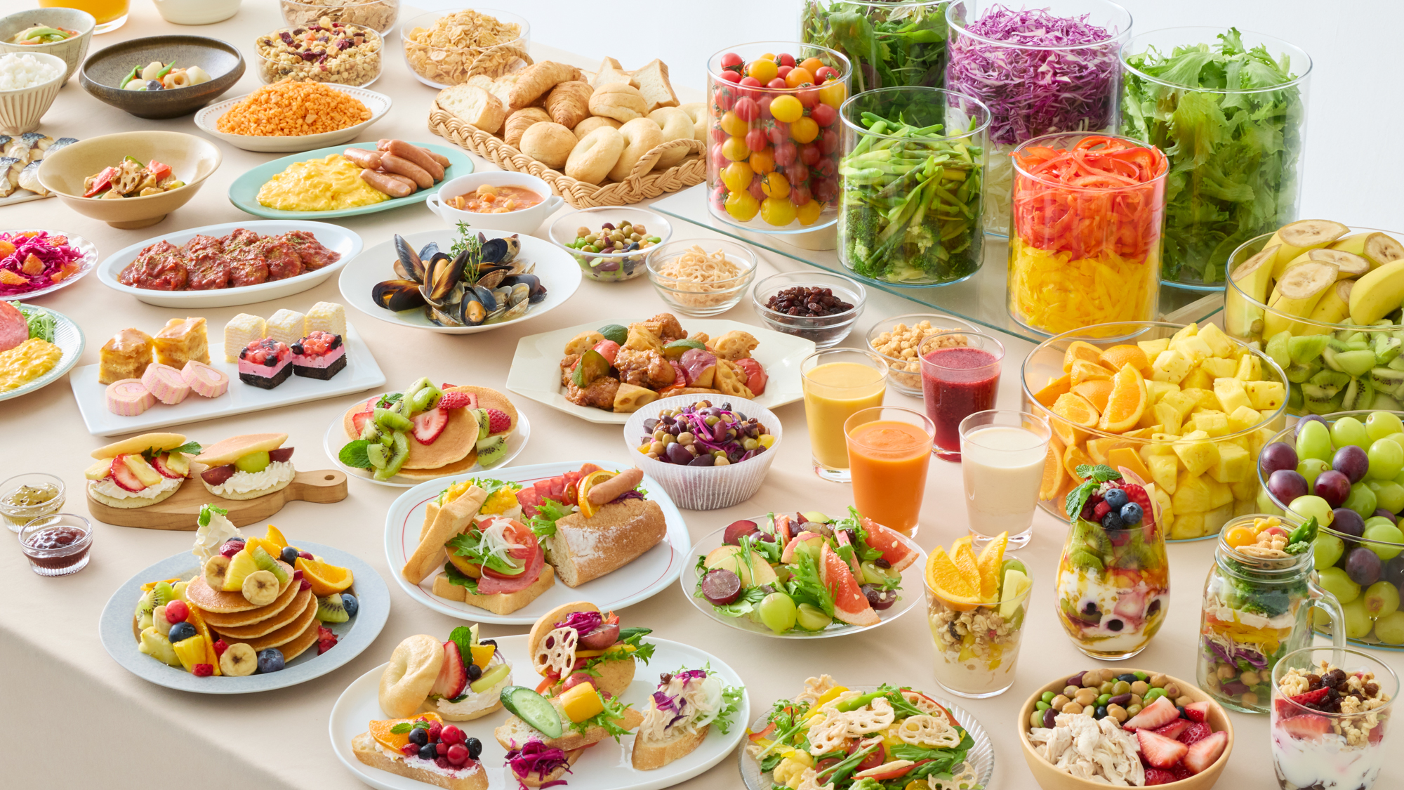 【Cheerful Morning】カラダの内側から元気になれる朝食ビュッフェで、わくわくな朝を。