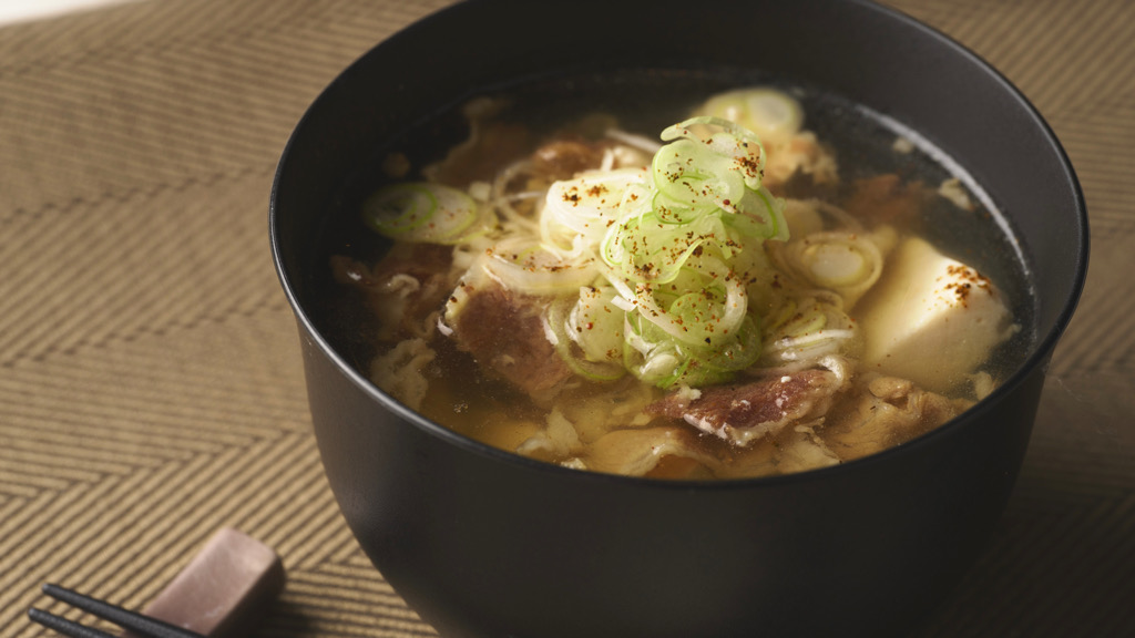 【朝食】汁物（肉すい）