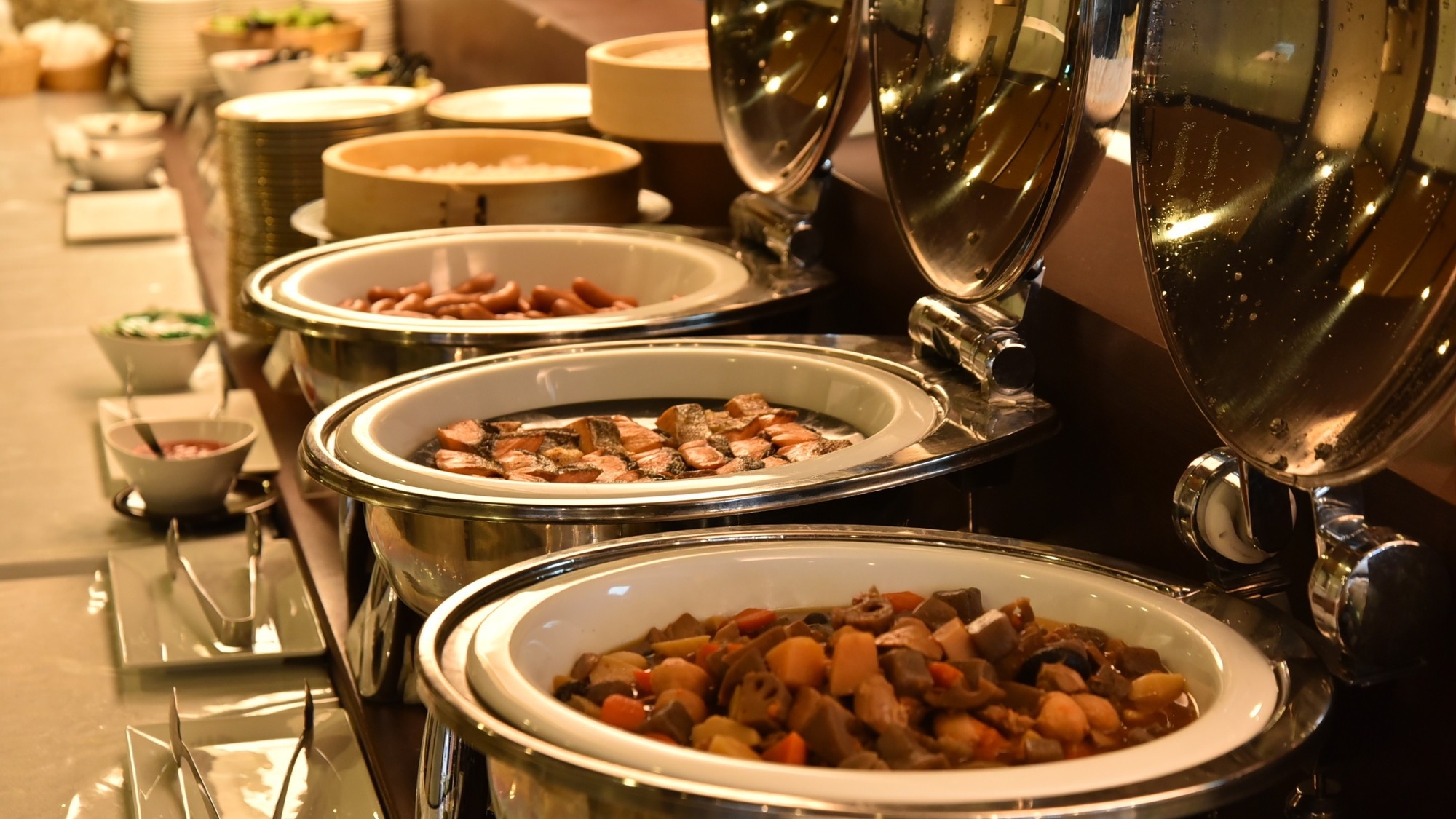 3Fレストラン漣‐さざなみ‐朝食付き・準天然光明石温泉(人工)大浴場付　宿泊プラン