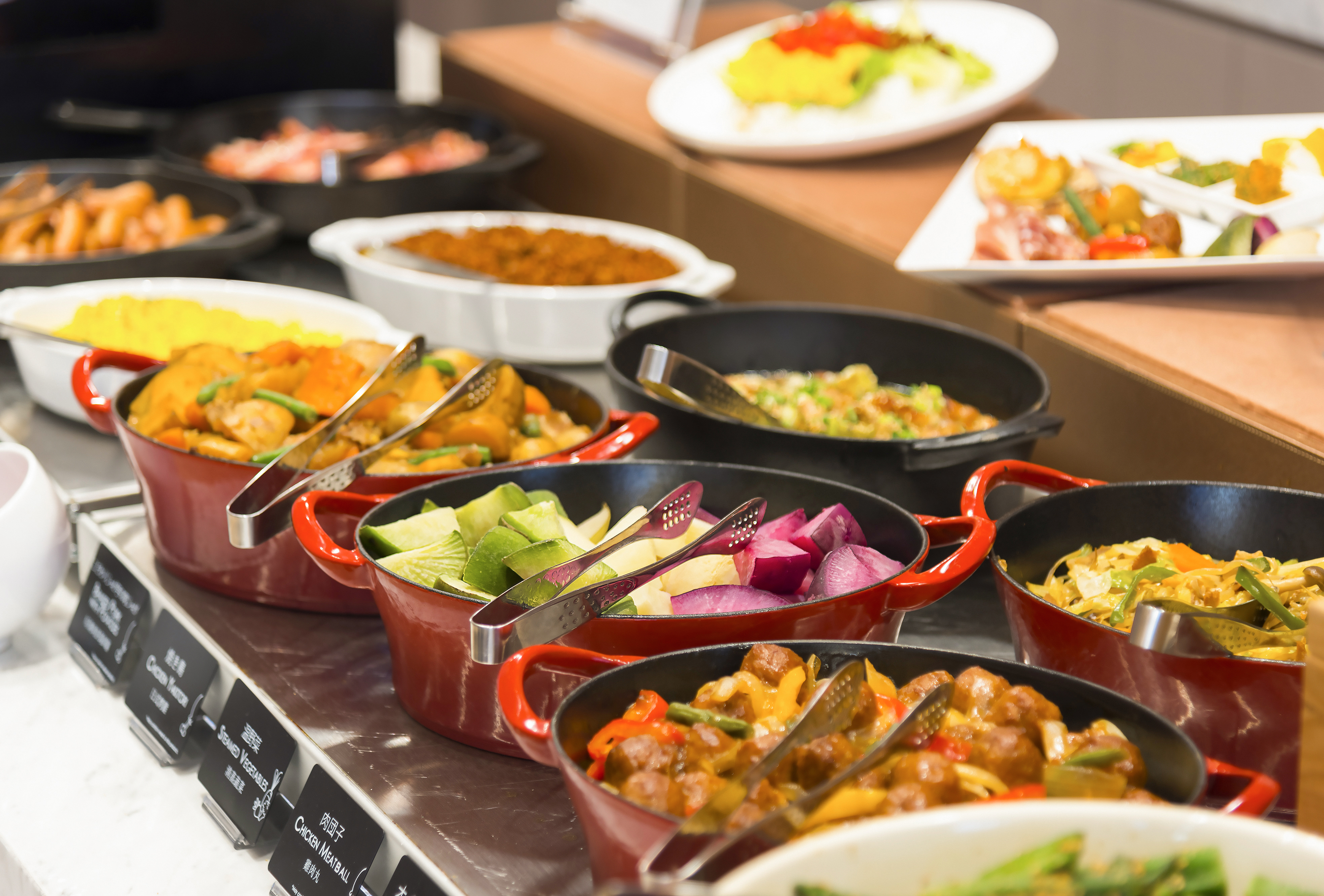 朝食ビュッフェ