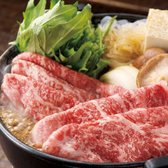 【但馬牛のすき焼き】やわらか〜い最高級和牛【但馬牛】をすき焼きで堪能♪