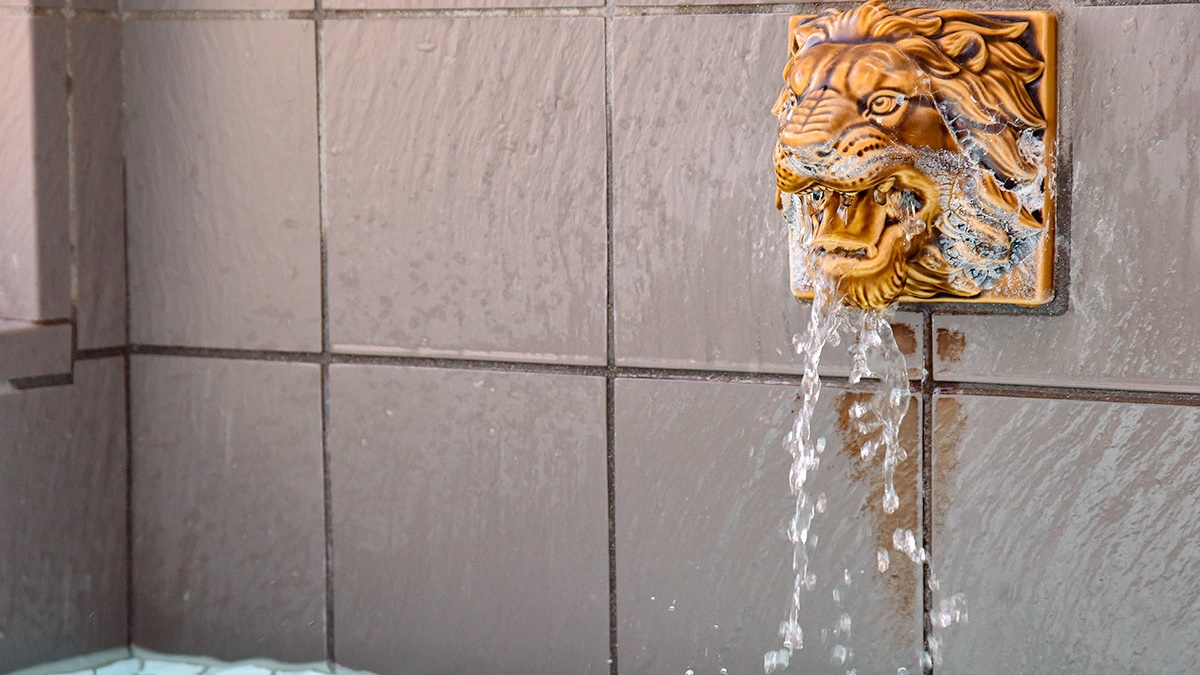 無色透明の柔らかい湯が特徴です。