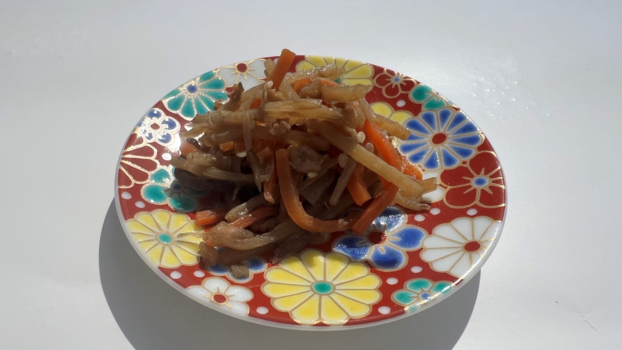 【朝食一例】きんぴらごぼう。