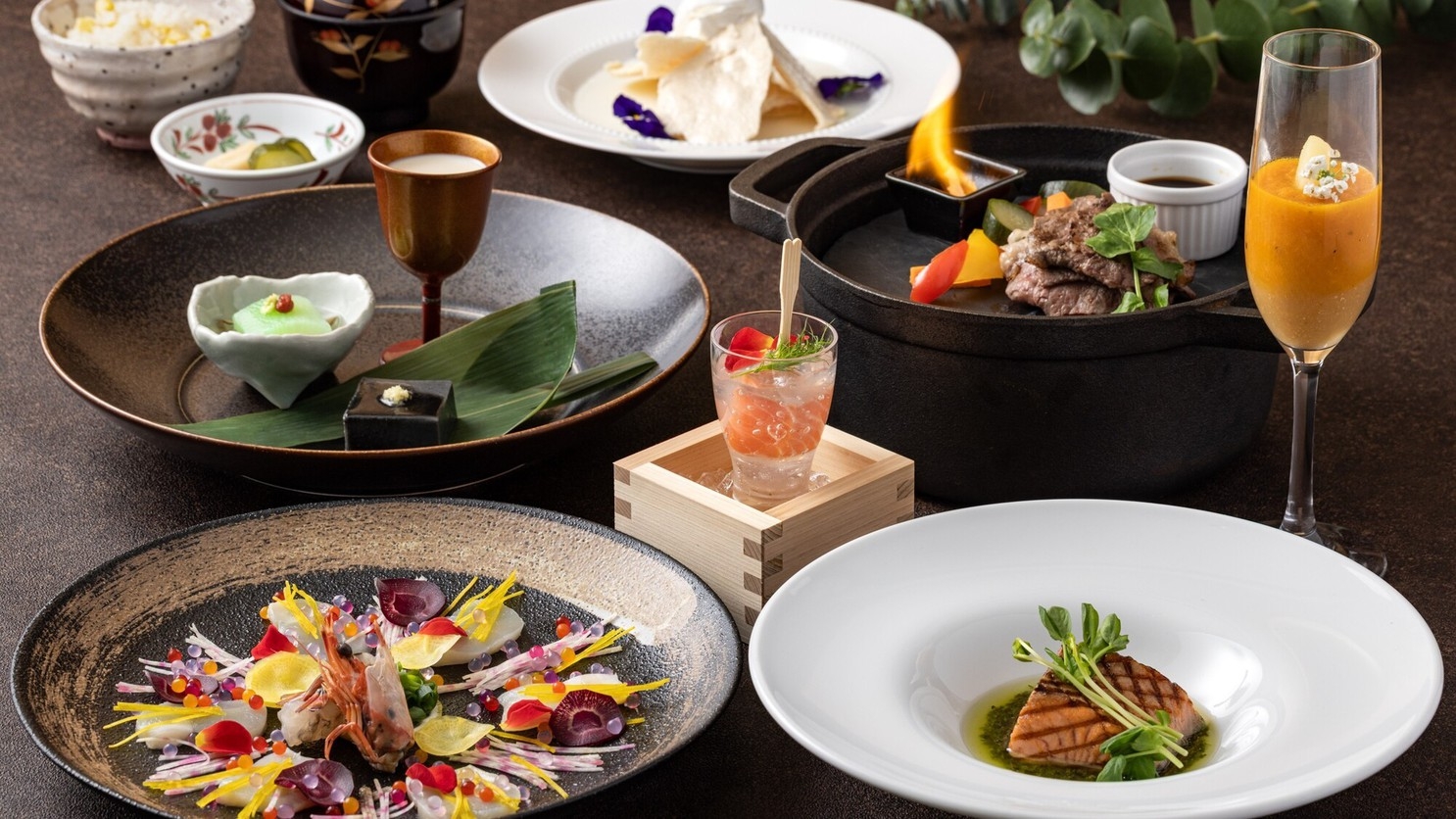 【季節の限定コース料理】Seasonal Dinner stay（2食付）