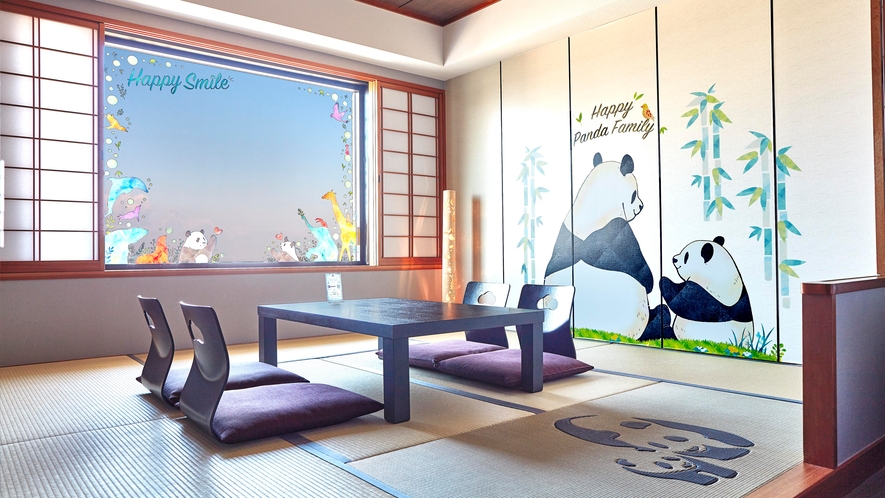 【海側】Happy Panda Room（和洋室ツイン）