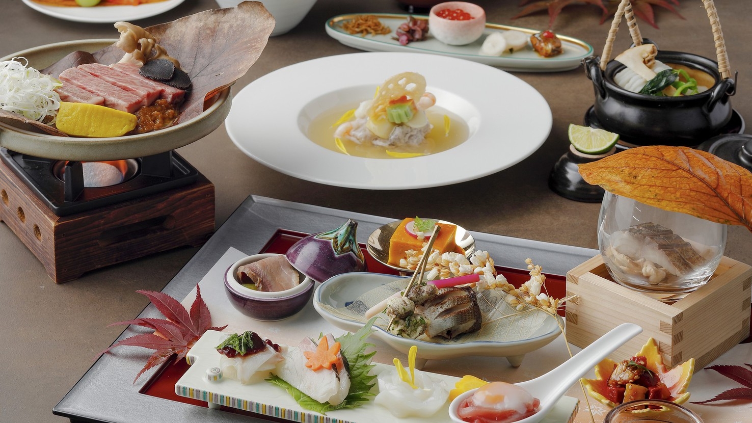 【秋冬SALE】近江牛と滋賀の美食を味わう和コース（2食付）