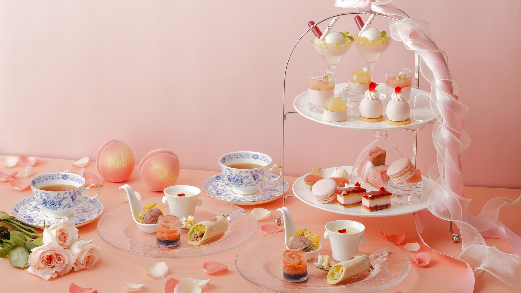 Serene Afternoon Tea Escape　〜Peach Afternoon〜