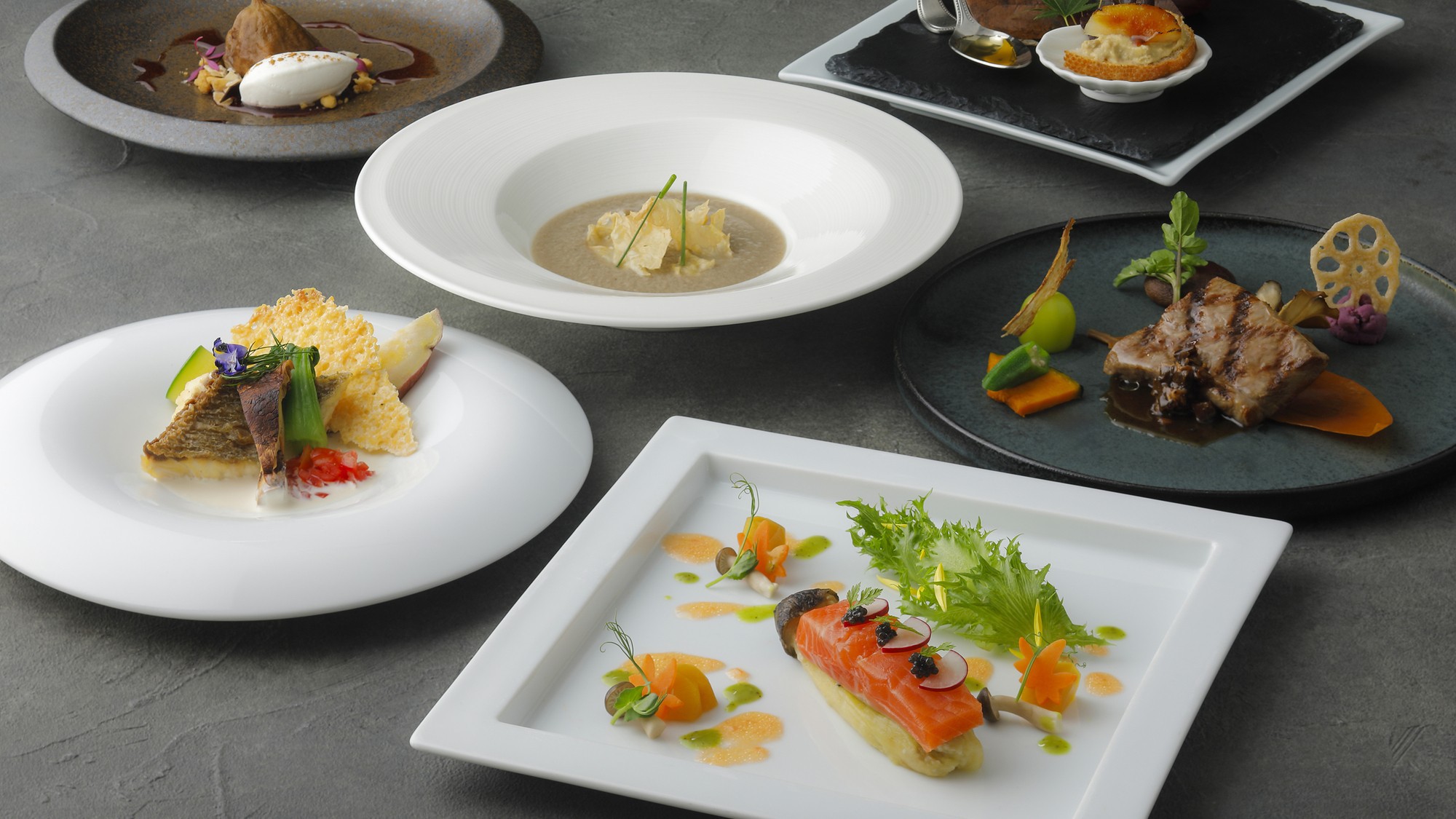 【Grillコース】OHMI Cuisine Western(2食付)