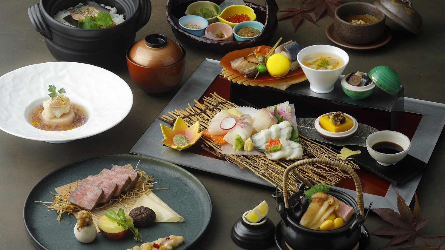 【シガリズム体験】【美食和コース】OHMI Cuisine Japanese(2食付)