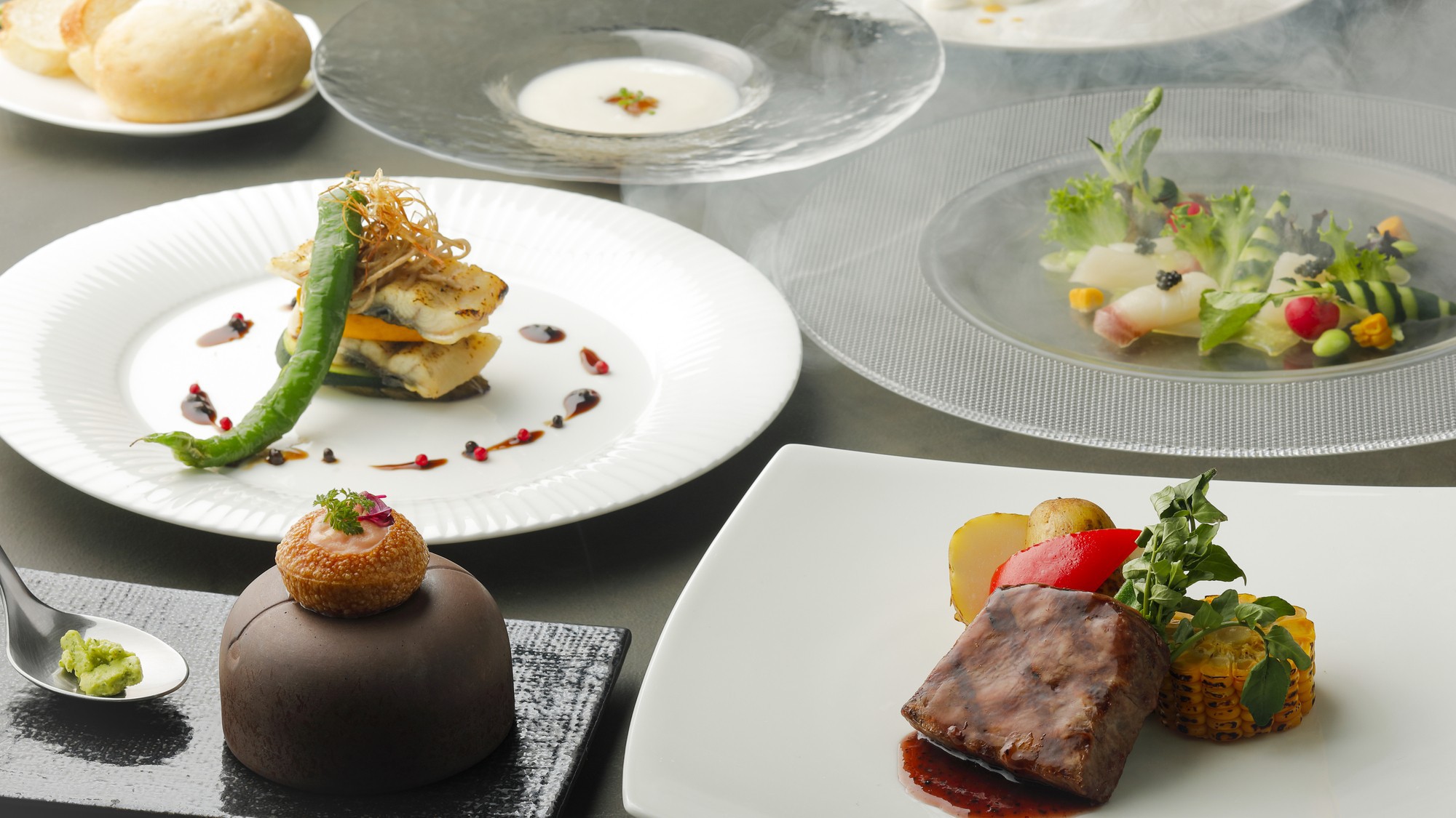 【楽天スーパーSALE】【Grillコース】OHMI Cuisine Western(2食付)