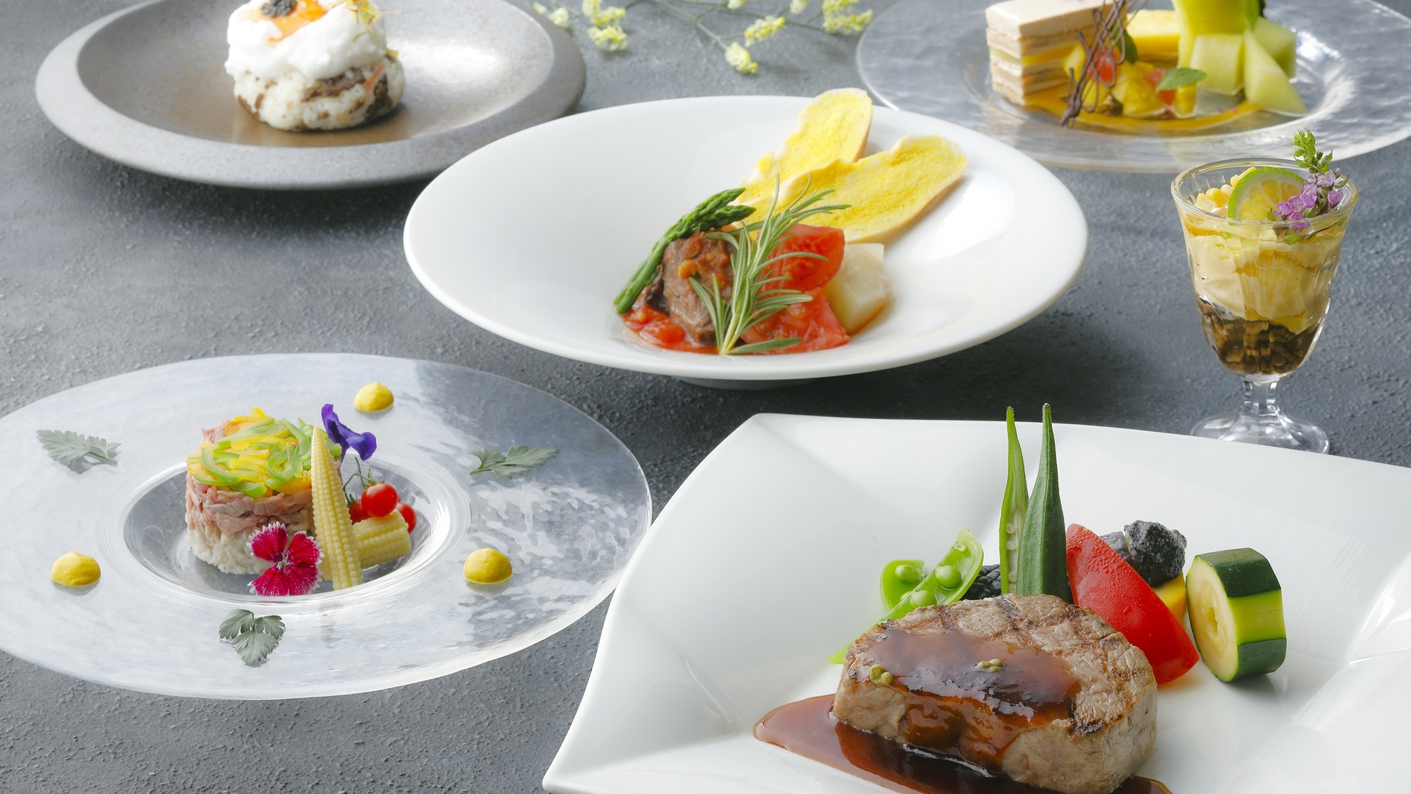 【LUXDAYSセール】近江牛180gのグリルなど近江牛尽くしのディナー(２食付) YOROKOBI