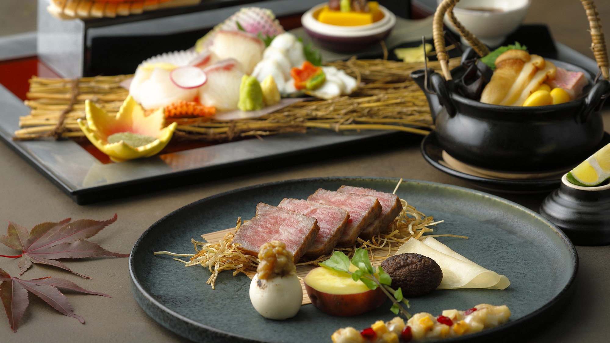 【シガリズム体験】【美食和コース】OHMI Cuisine Japanese(2食付)