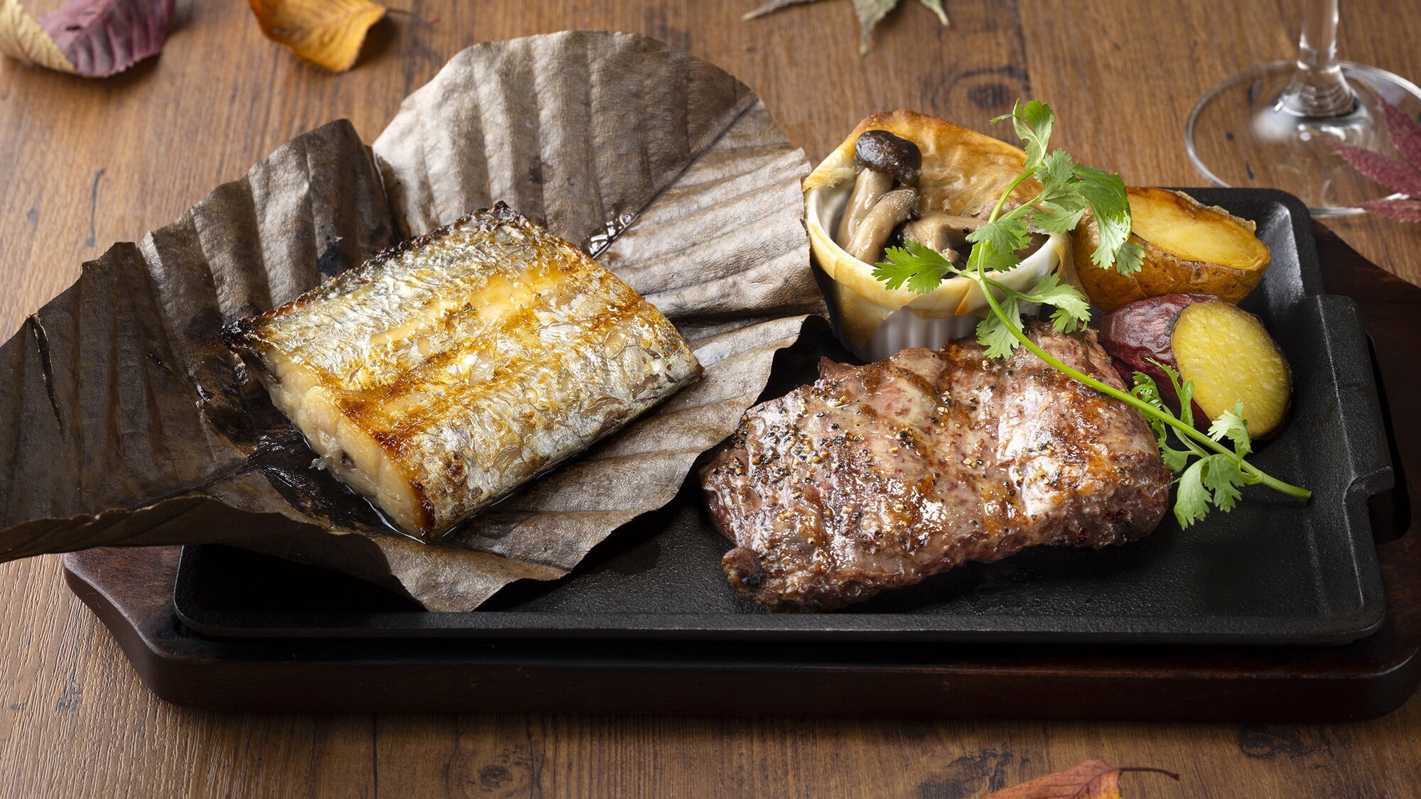 グリル：アンガス＆鮮魚+2,500