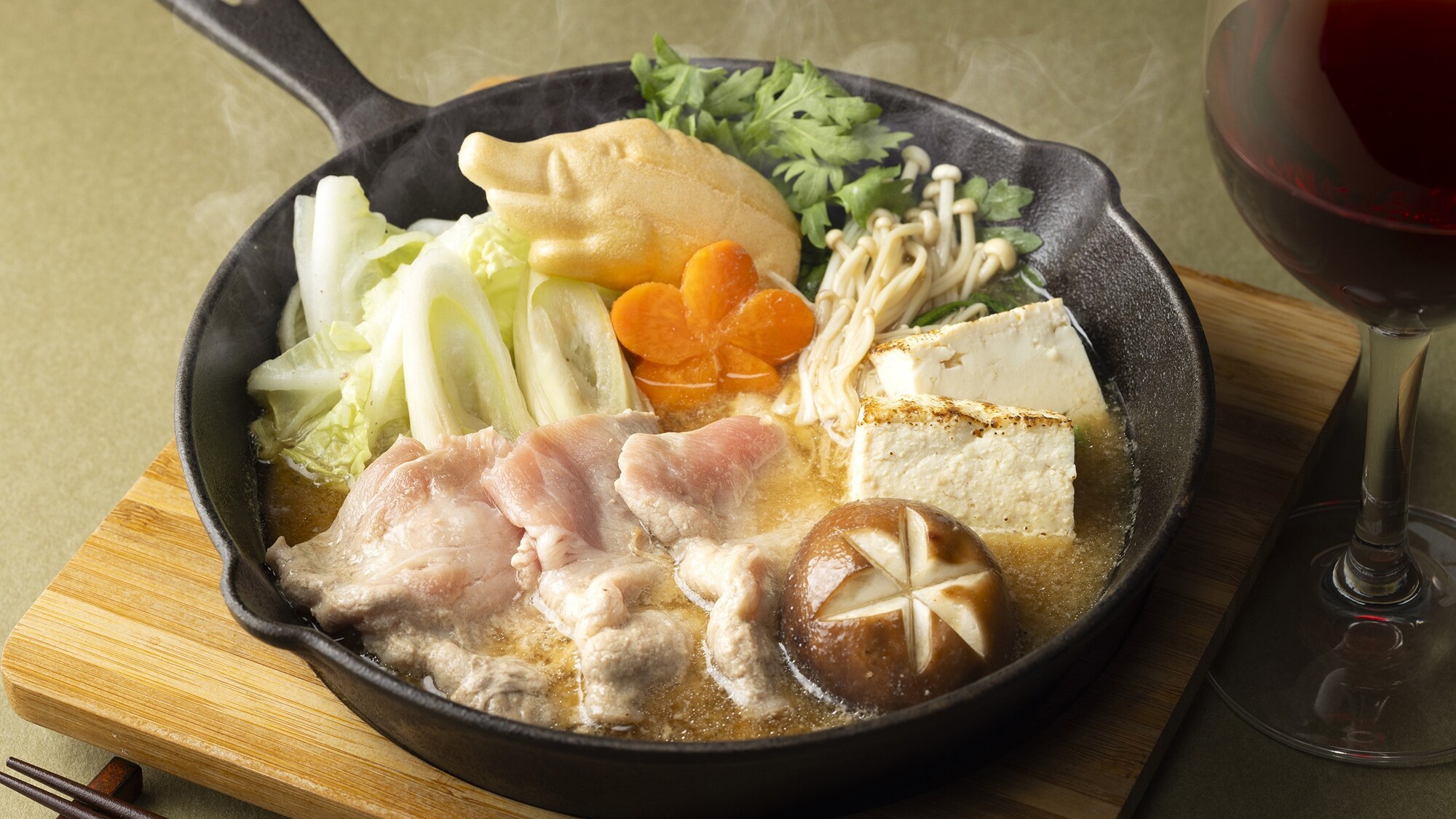 グリル：天城の猪鍋+2,500