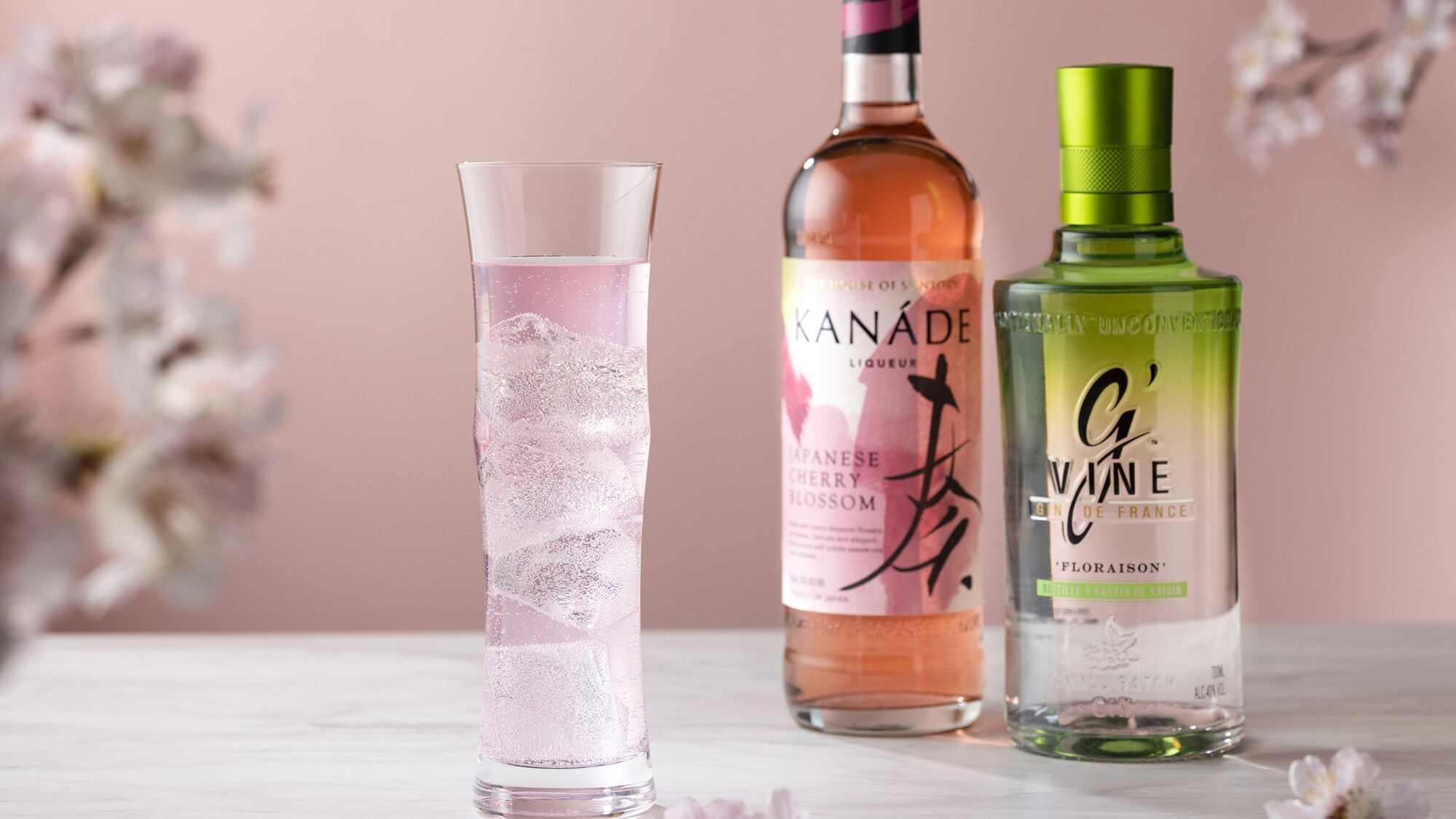 春おすすめカクテル/桜トニック