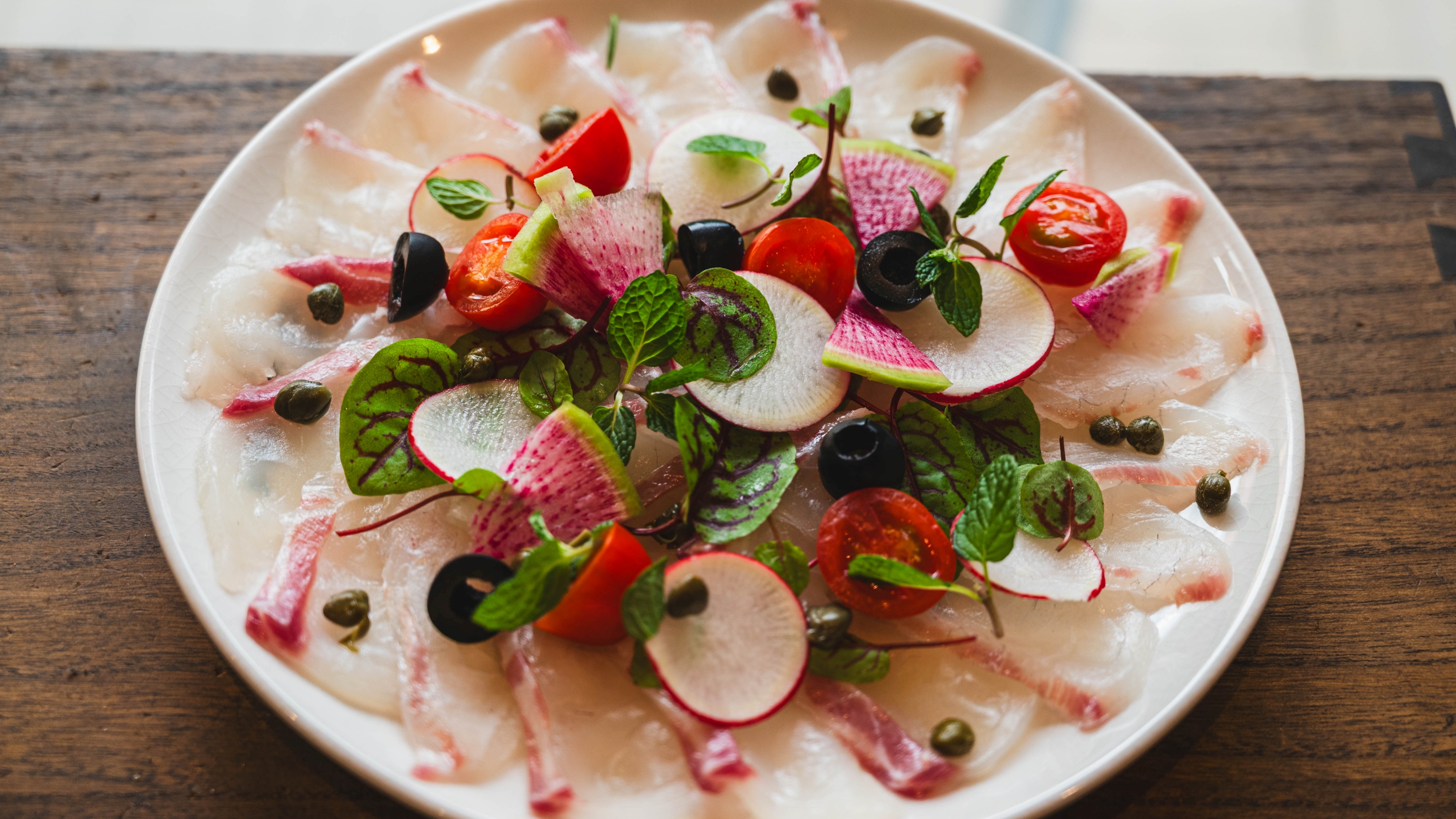 桜鯛のカルパッチョ