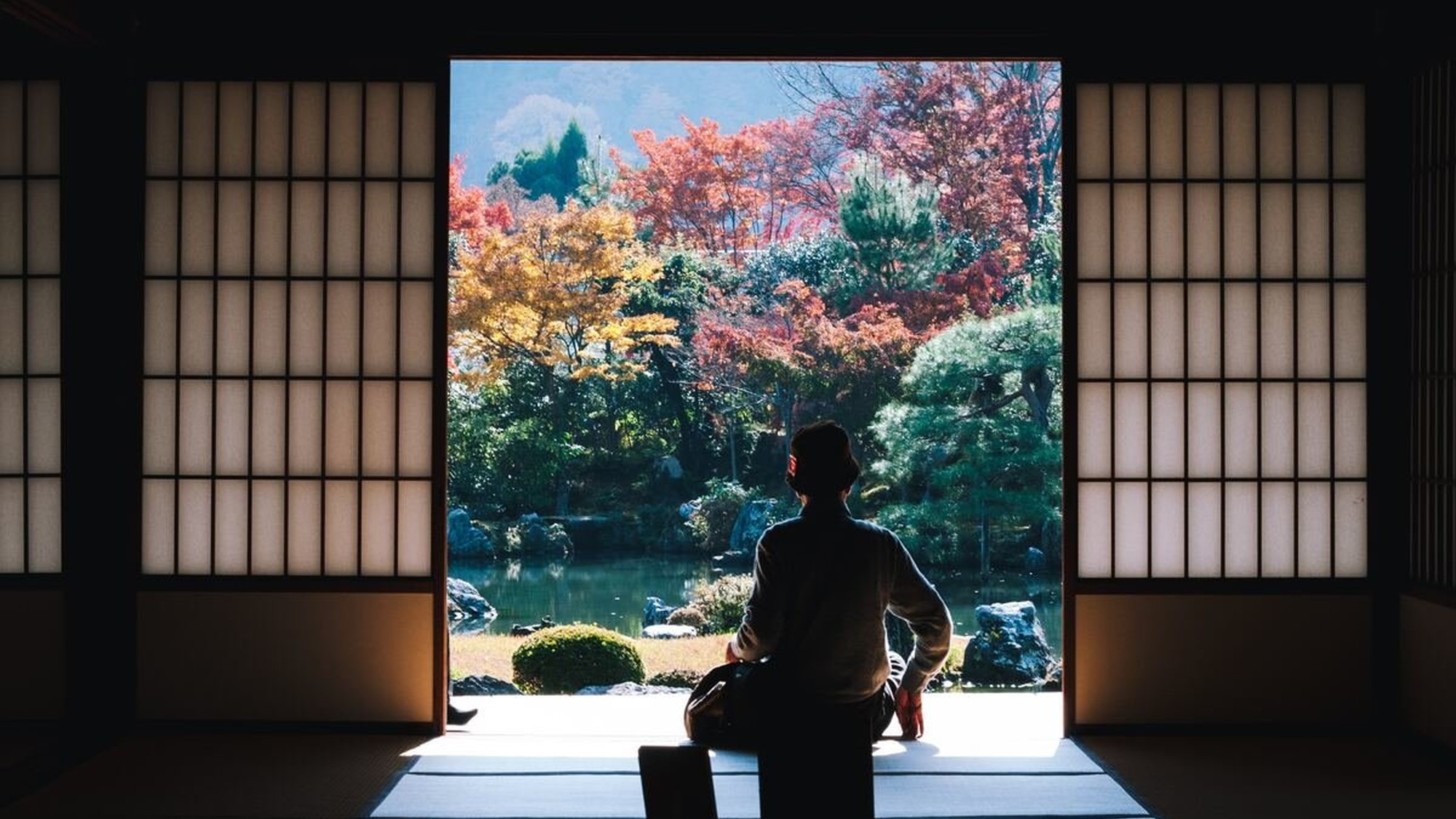 【京都・天龍寺】壮大な庭園風景が楽しめます。