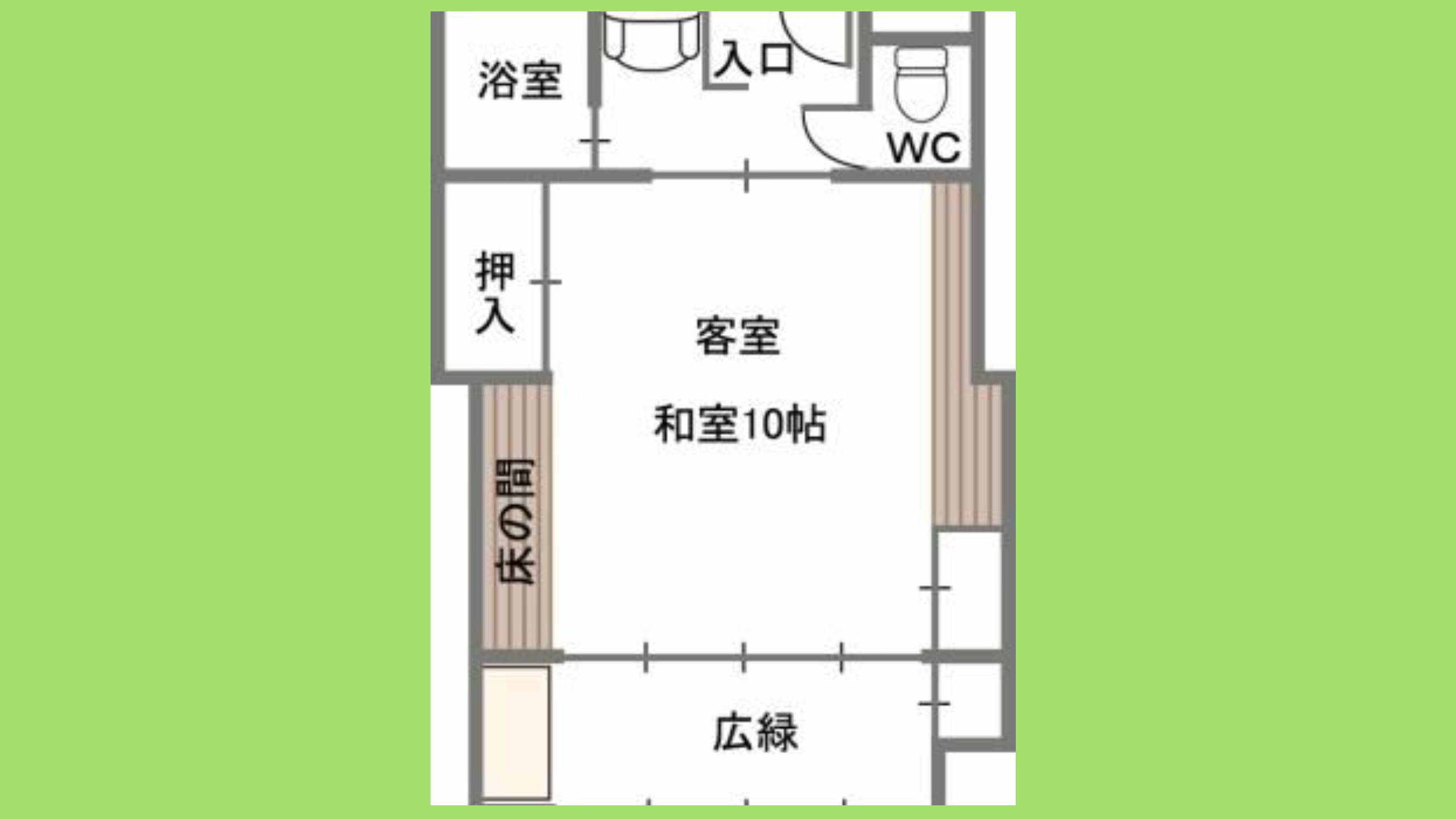 和室　（平面図は和室10畳）