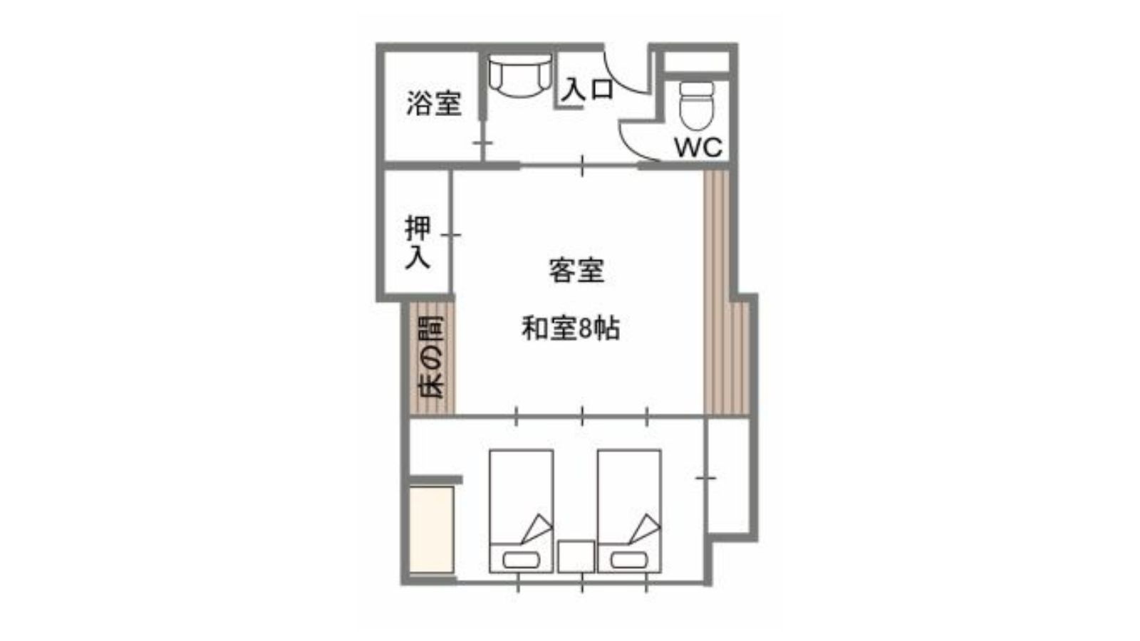 【和モダンルーム】間取り