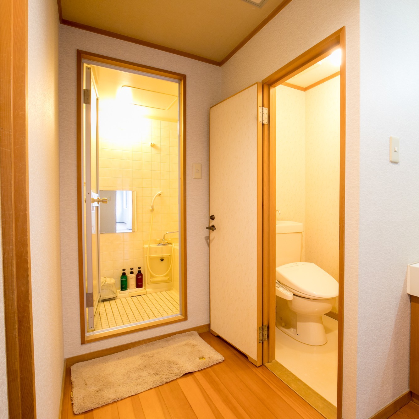 和室、和モダンルームは洗い場付バスルーム　とトイレとセパレートで完全独立。
