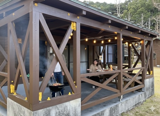 〈素泊まり/シーサイドコテージB〉家族でゆったり安心の滞在が叶う快適コテージプラン