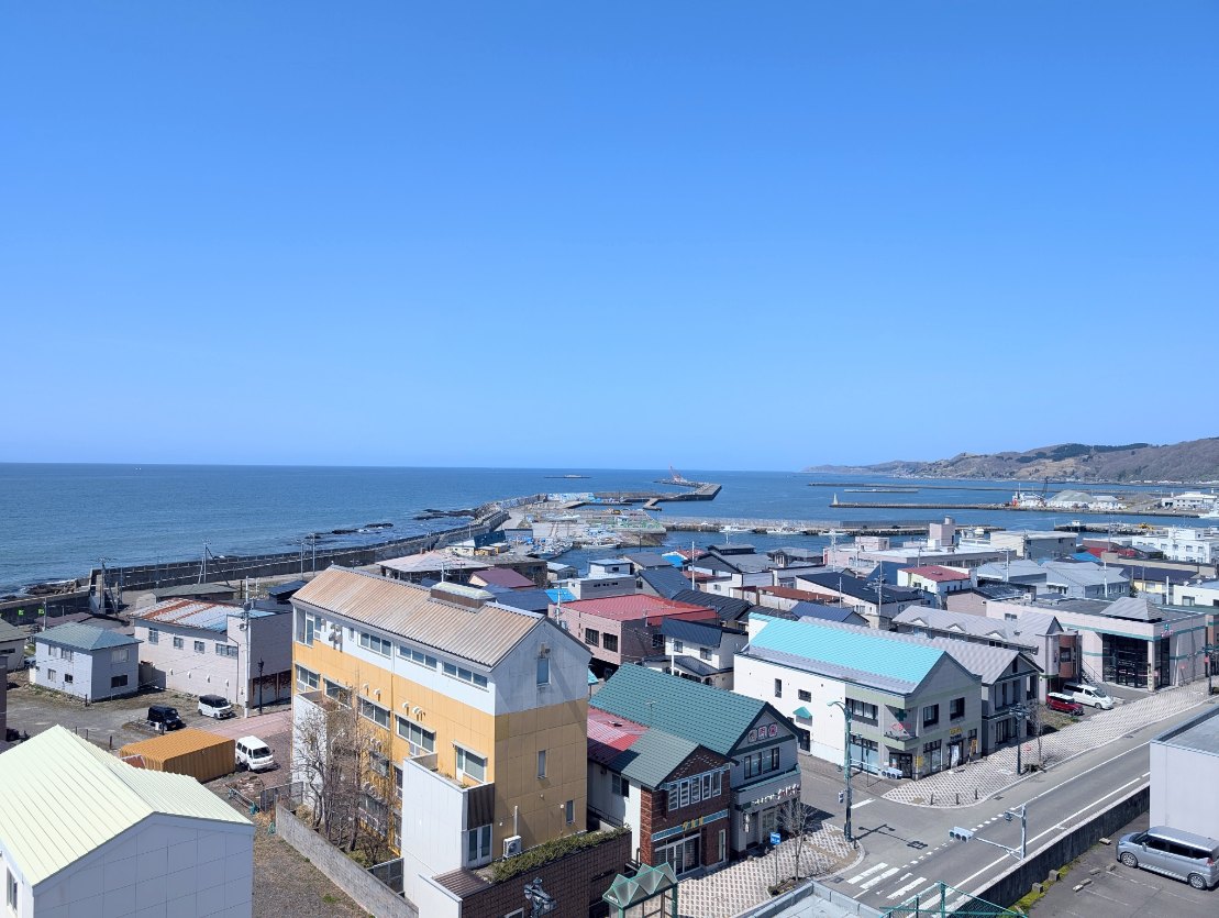 ツインルームからの景色になります。