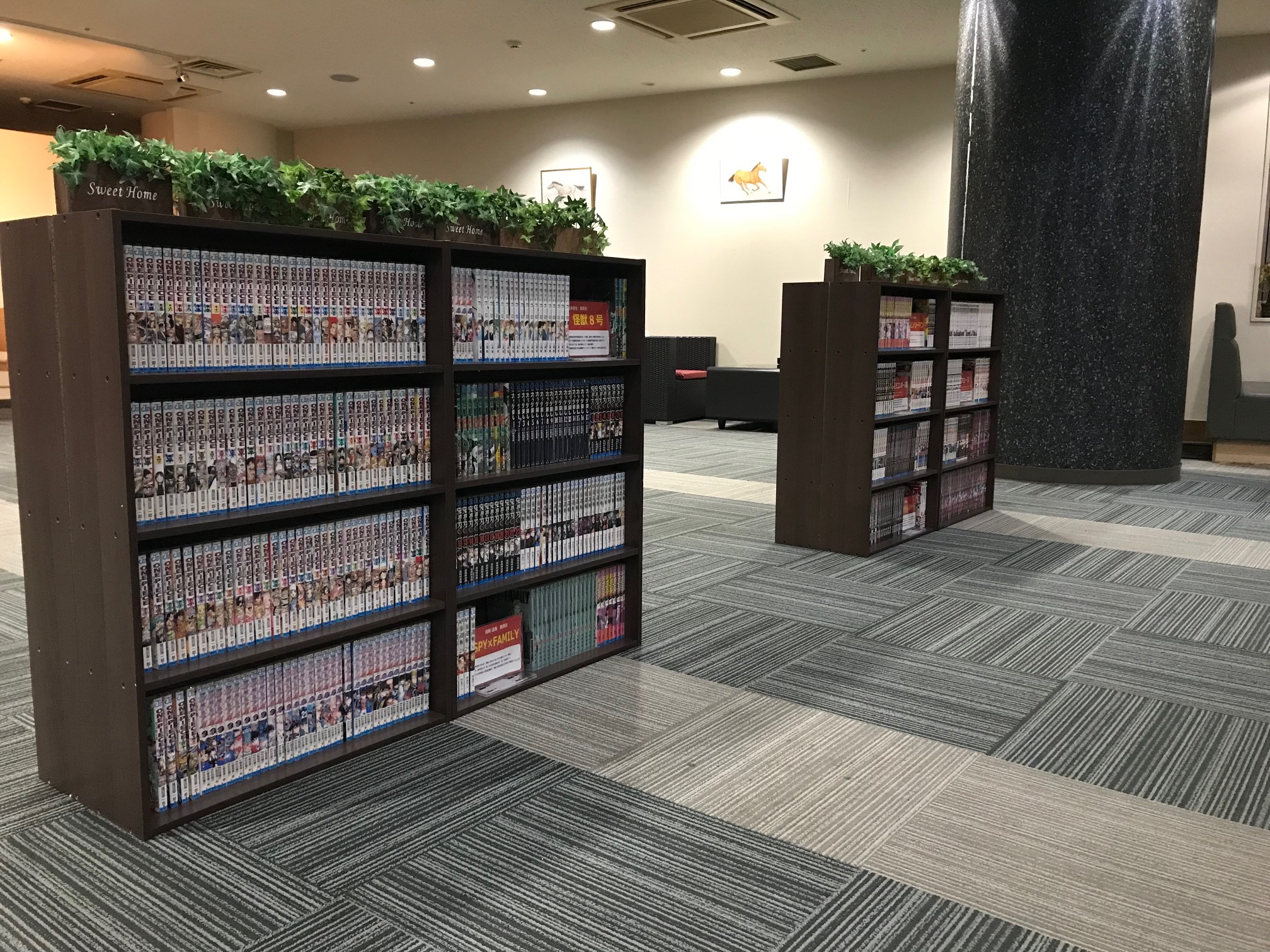 1000冊超の漫画を取り揃えております。