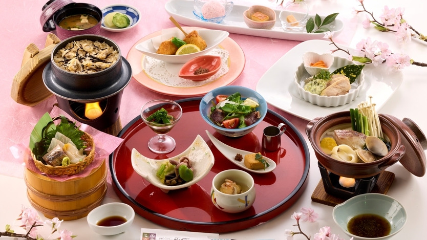 【春らんまん会席】春づくしの逸品に舌鼓★夕食会場／宴会場