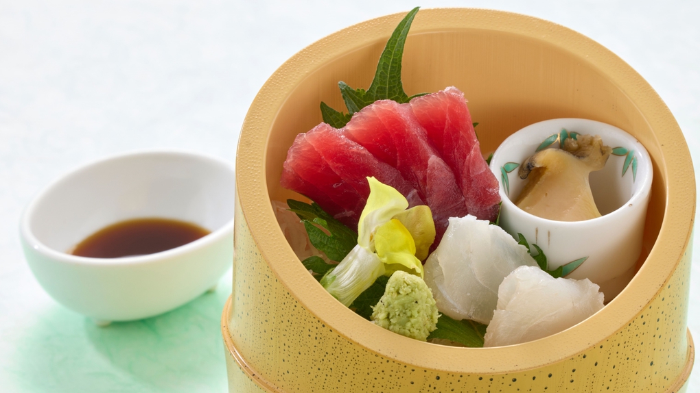 夏を満喫！【旬夏うまいもん会席】新潟の夏野菜や新鮮な魚介に舌鼓★夕食会場／ゆごや又個室