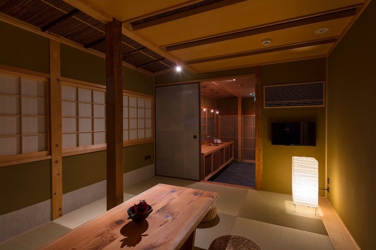 京都の美意識を合わせた伝統的な造り