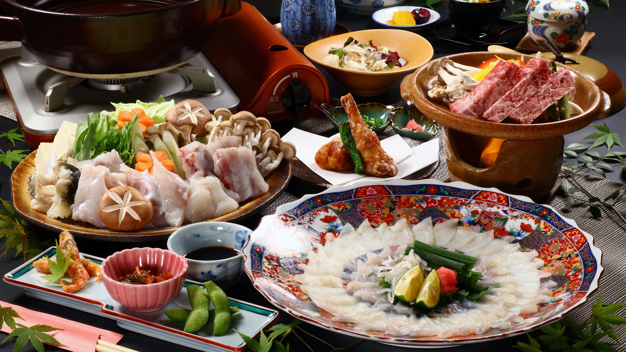 【ふぐ+知多牛】冬のグルメ！グレードアップのふぐの料理コース