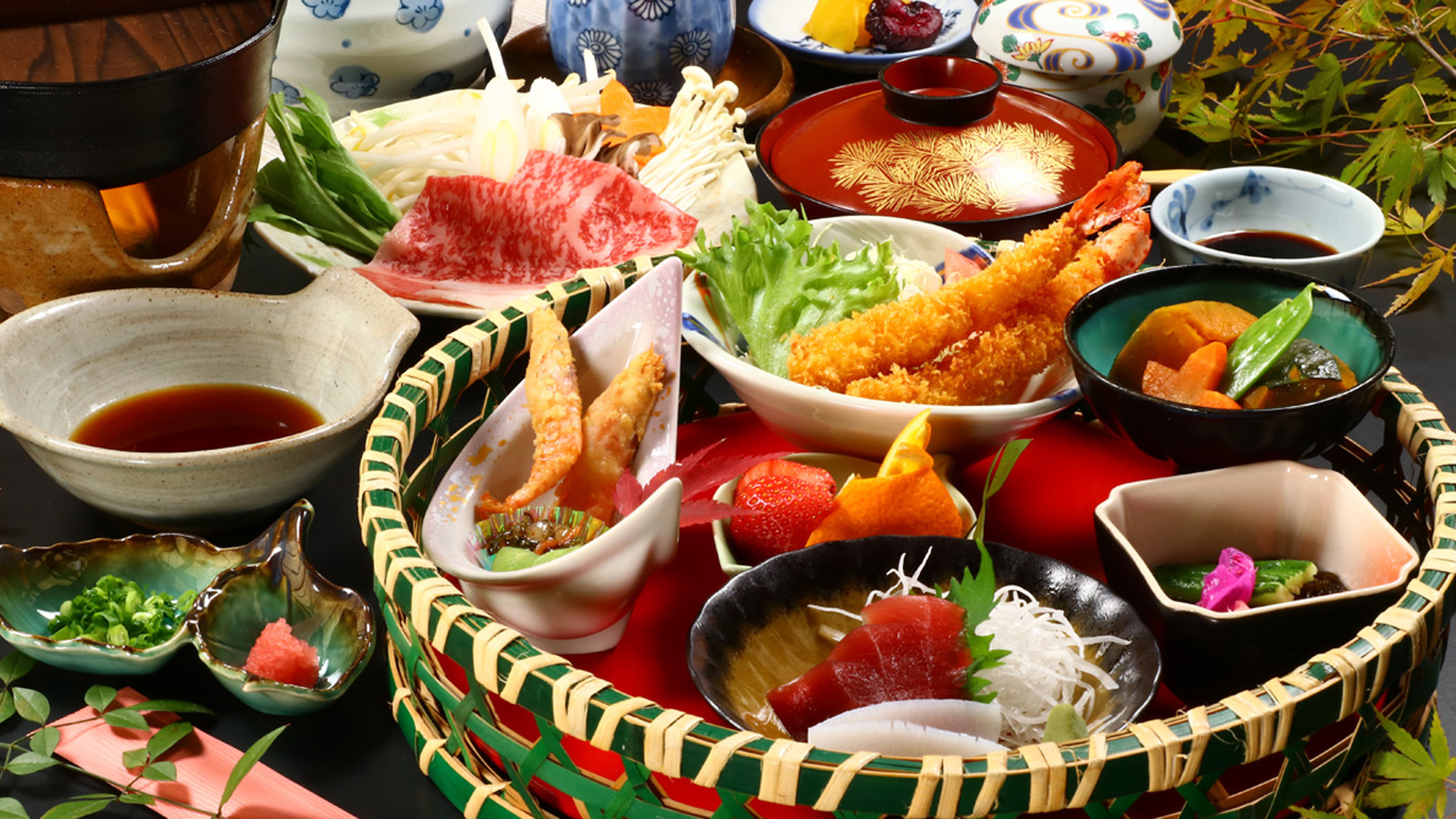 【リーズナブル】ビジネスにもうれしい花籠御膳