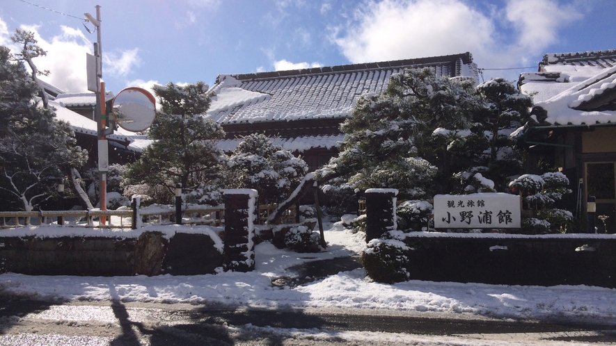 南知多は雪が降ることもあります