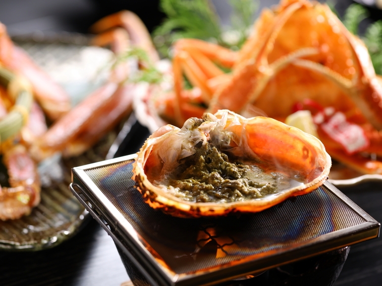 【松葉蟹会席】冬の味覚★タグ付き松葉蟹を贅沢に1人【1.5杯】付！