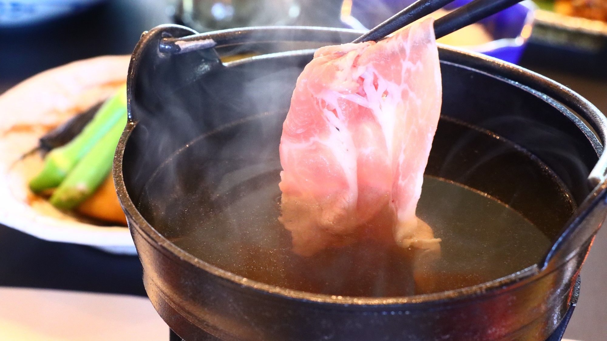 【リーズナブル】特産のみゆき豚のしゃぶしゃぶ＆信州名物の馬刺し★ヘルシーコース★1泊2食