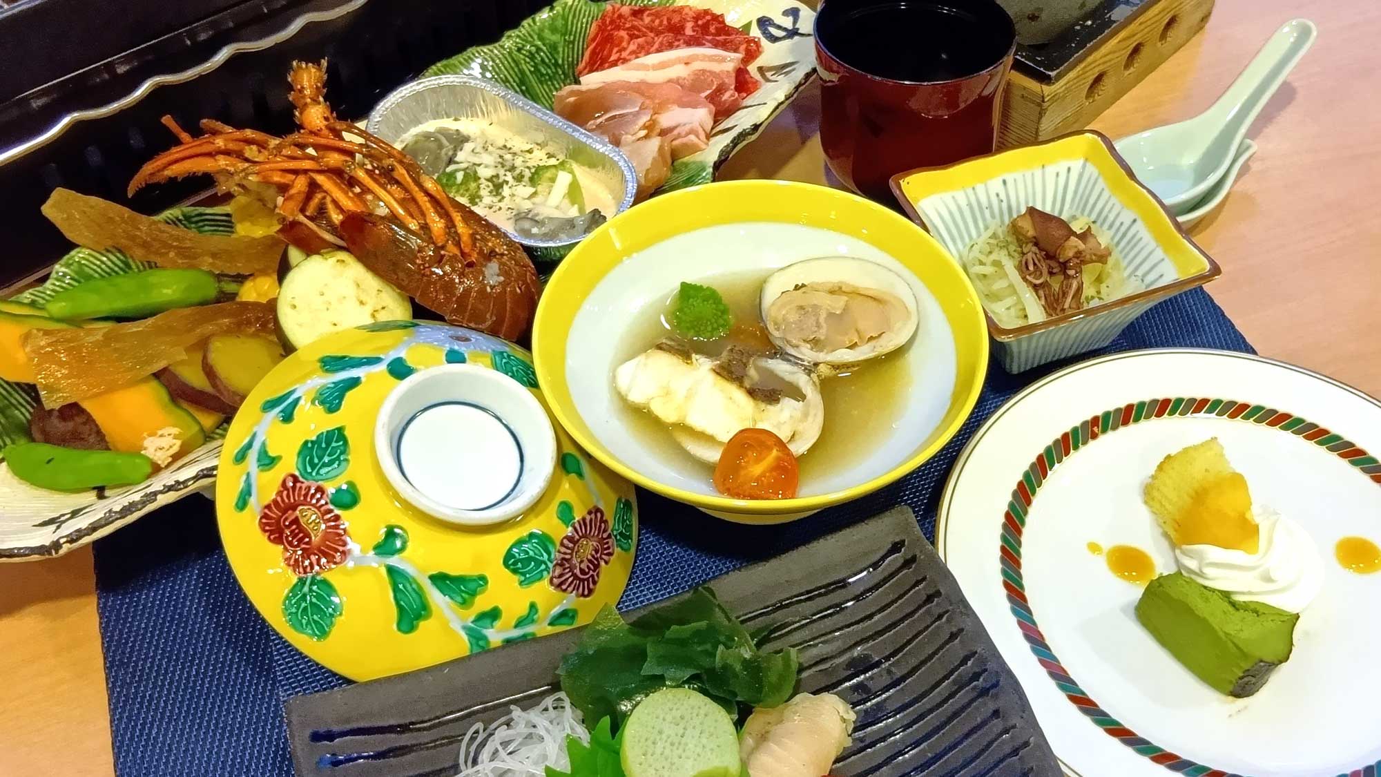 【伊勢志摩の波音　海楼（かいろう）】●お手軽かんてき（網焼き）料理－（イメージ）