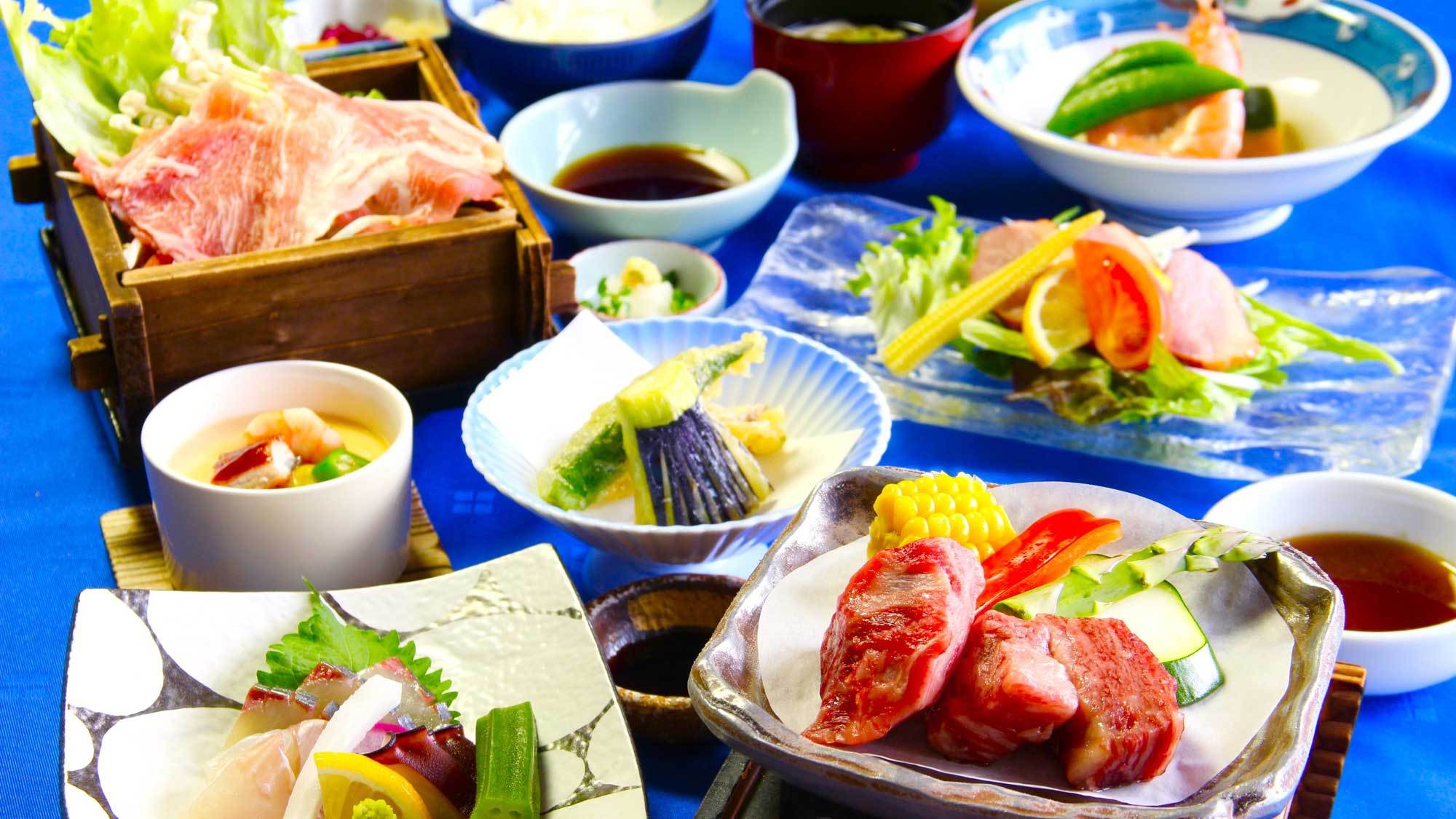 ＜２食付＞【焼酎バー＆庭園露天風呂貸切付】別府温泉と大分名物料理を愉しむ【スタンダード・鶴見会席】