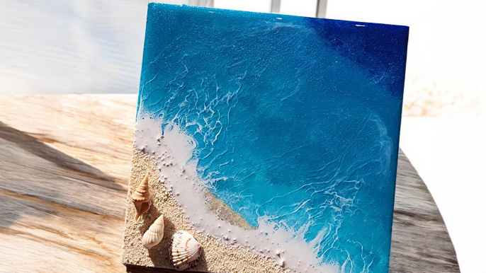 レジンアート体験（有料オリジナル屋内アクティビティ）