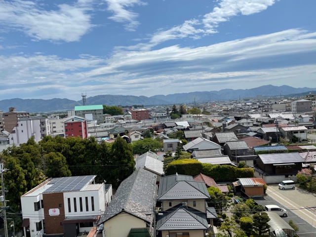 客室からの景色（街側）