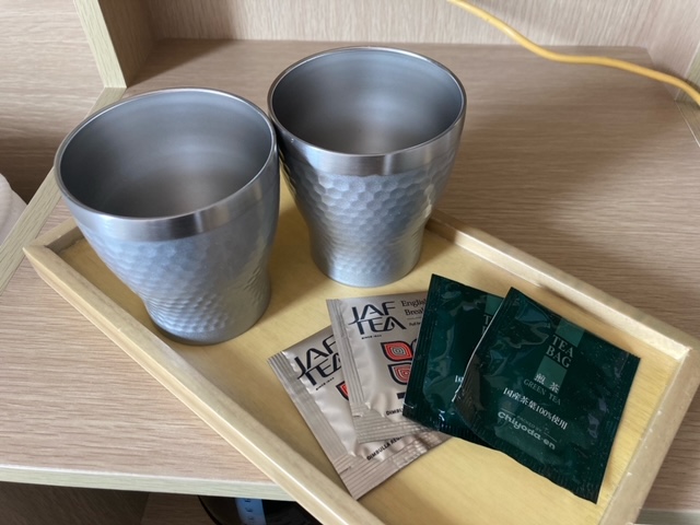 客室タンブラー＆紅茶＆煎茶