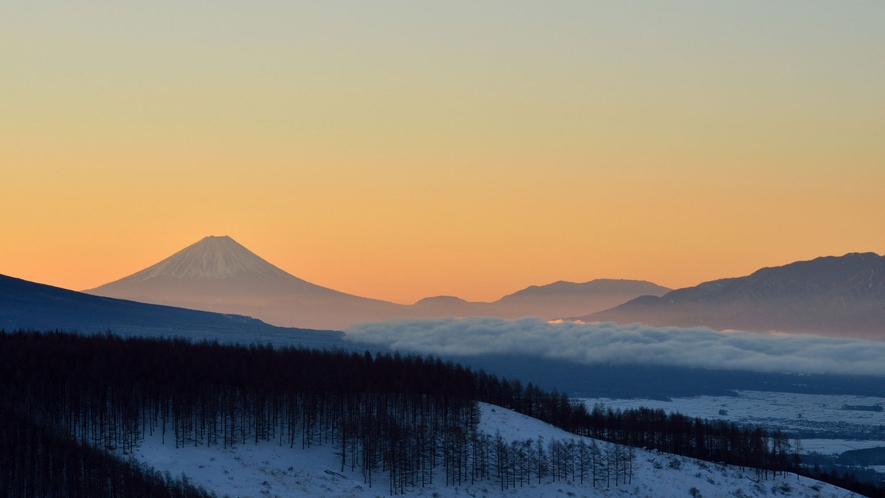 【冬】富士見台からの景色