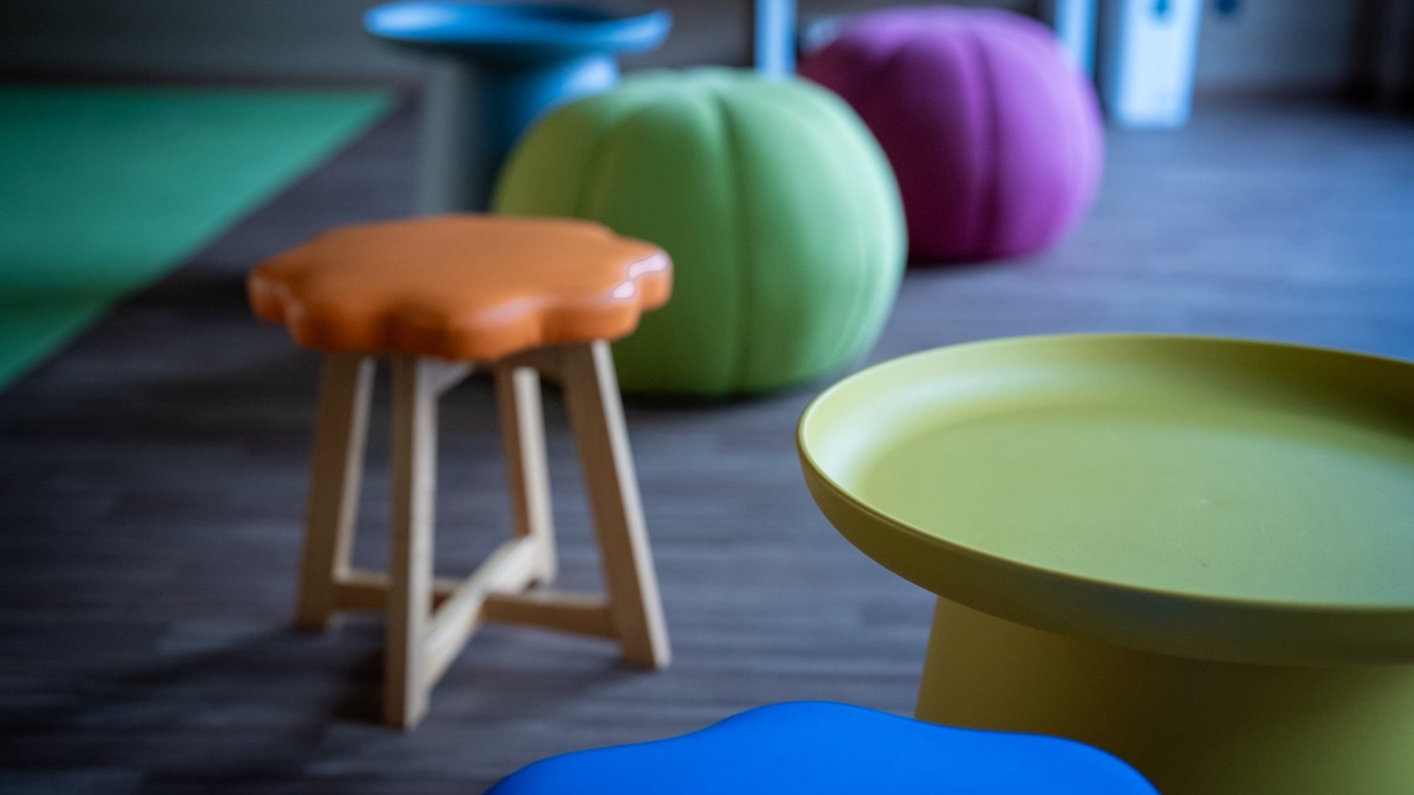 【室内ドッグラン】窓からの自然光が心地よい、室内ドッグラン。